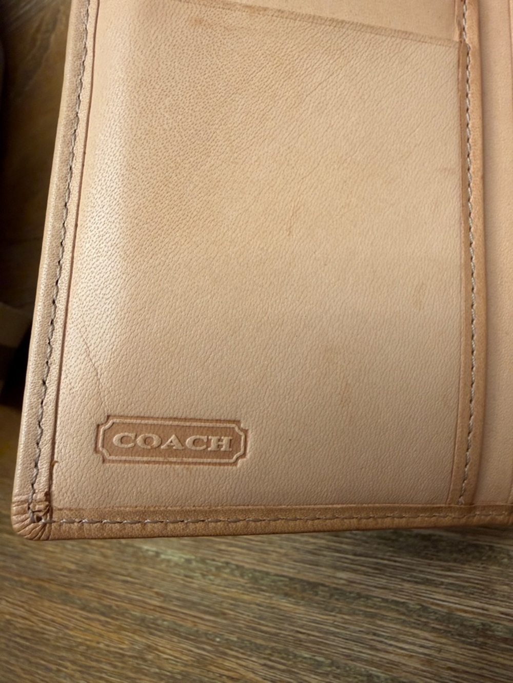 Vintage Coach Brown/Tan Signature Canvas Bi-Fold Wallet - Picture 4 of 8